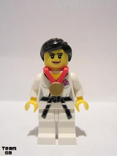 lego 2012 mini figurine tgb004 Judo Fighter  