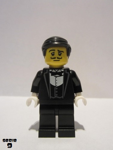 lego 2013 mini figurine col129 Waiter