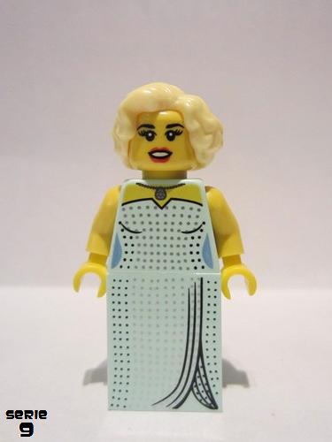 lego 2013 mini figurine col131 Hollywood Starlet