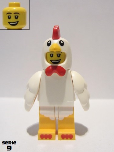 lego 2013 mini figurine col135 Chicken Suit Guy . .