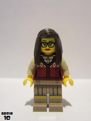 lego 2013 mini figurine col145 Librarian  