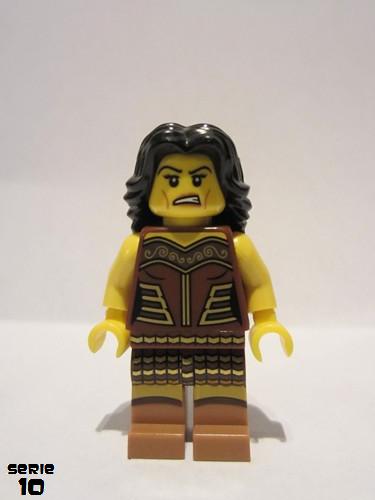 lego 2013 mini figurine col148 Warrior Woman  