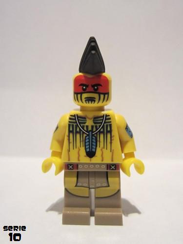 lego 2013 mini figurine col149 Tomahawk Warrior  