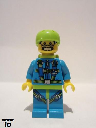 lego 2013 mini figurine col150 Skydiver  