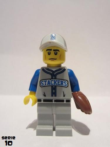 lego 2013 mini figurine col157 Baseball Fielder