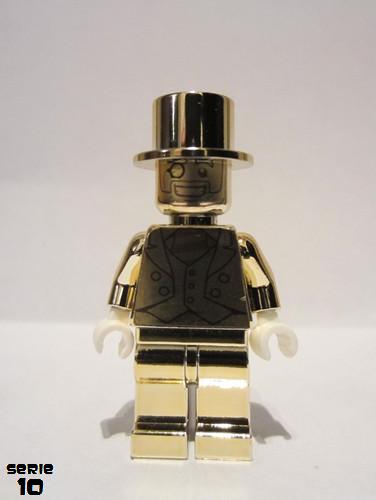 lego 2013 mini figurine col161 Mr. Gold