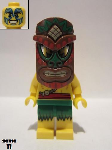 lego 2013 mini figurine col167 Island Warrior