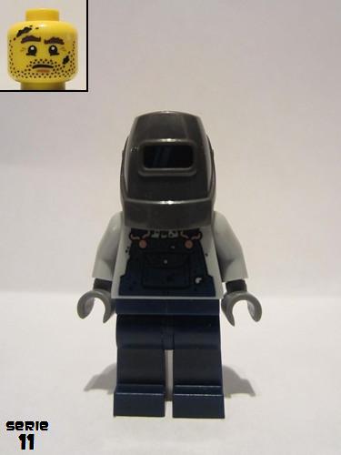 lego 2013 mini figurine col172 Welder  