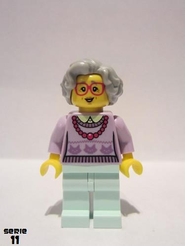 lego 2013 mini figurine col176 Grandma  