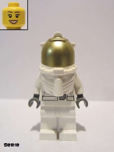 lego 2013 mini figurine col279 Astronaut Female