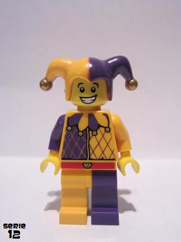 lego 2014 mini figurine col187 Jester  