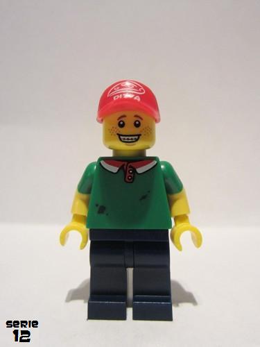 lego 2014 mini figurine col189 Pizza Delivery Guy  