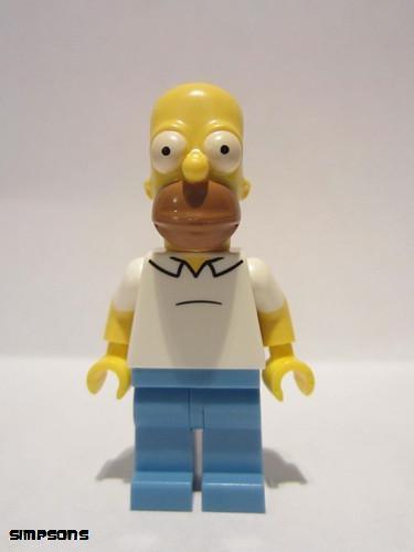 lego 2014 mini figurine sim007 Homer Simpson