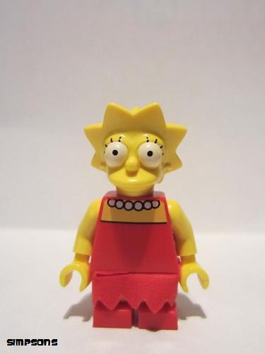 lego 2014 mini figurine sim010 Lisa Simpson