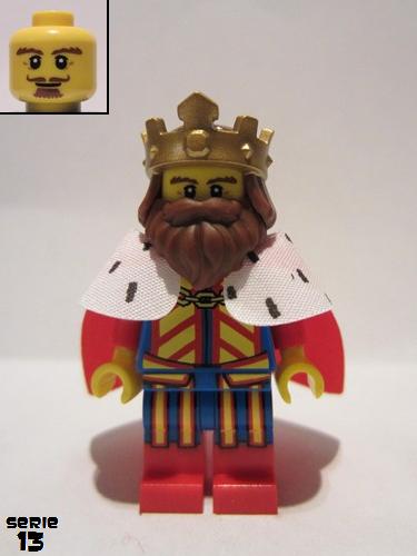 lego 2015 mini figurine col195 Classic King