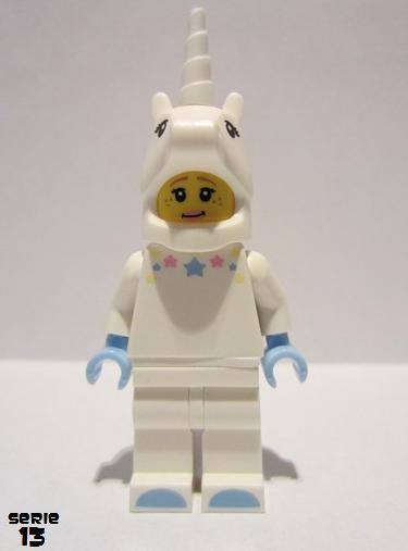 lego 2015 mini figurine col197 Unicorn Girl . .