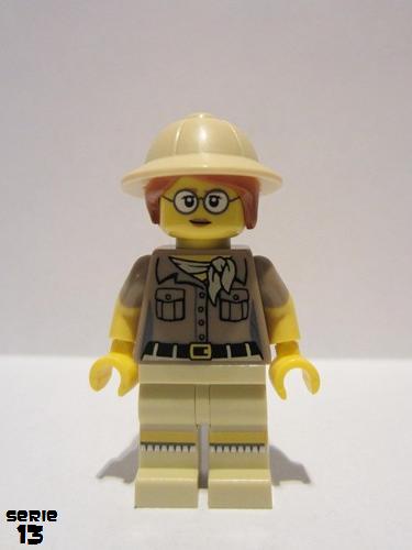 lego 2015 mini figurine col200 Paleontologist