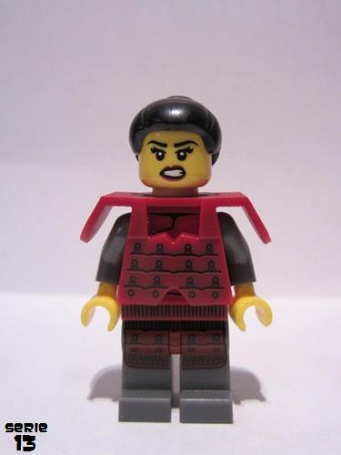 lego 2015 mini figurine col206 Samurai  