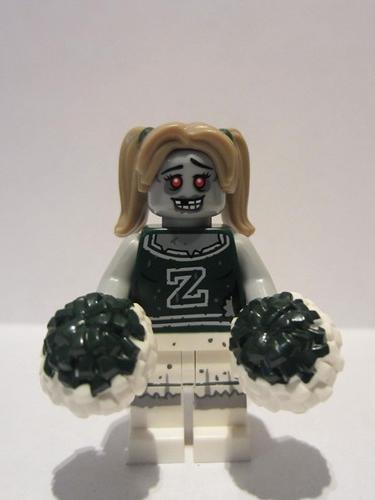 lego 2015 mini figurine col218 Zombie Cheerleader . .