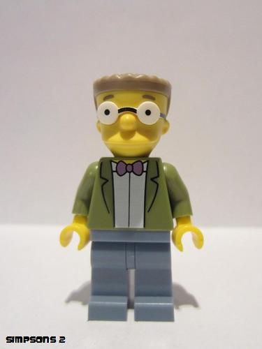 lego 2015 mini figurine sim041 Waylon Smithers  