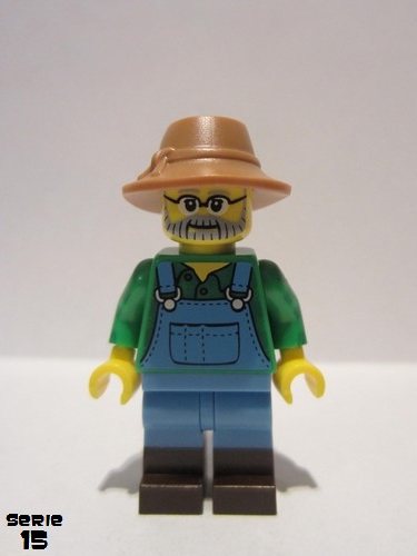 lego 2016 mini figurine col228 Farmer  