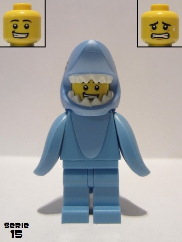 lego 2016 mini figurine col240 Shark Suit Guy