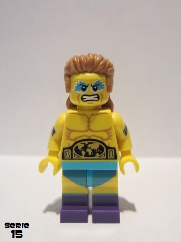 lego 2016 mini figurine col241 Wrestling Champion  