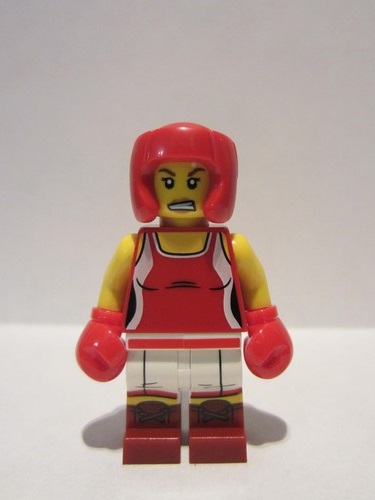 lego 2016 mini figurine col251 Kickboxer Girl . .