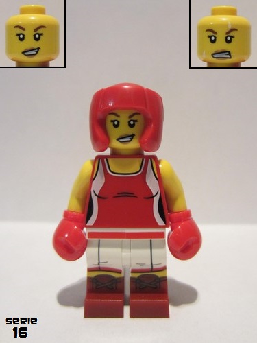 lego 2016 mini figurine col251 Kickboxer Girl