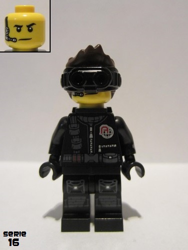 lego 2016 mini figurine col257 Spy  