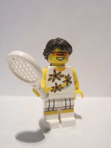 lego 2016 mini figurine col269 Tennis Player . .