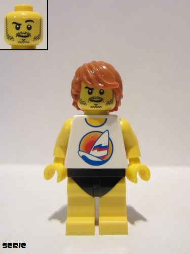 lego 2016 mini figurine col271a Windsurfer