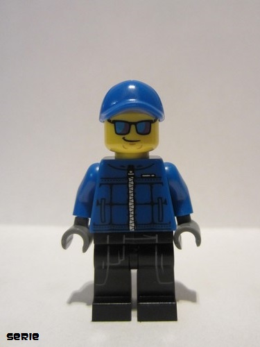 lego 2016 mini figurine col273 Police Undercover Cop 