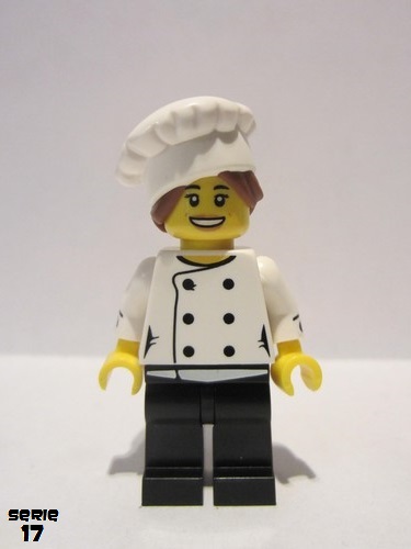 lego 2017 mini figurine col288 Gourmet Chef . .