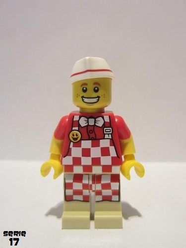 lego 2017 mini figurine col291 Hot Dog Man