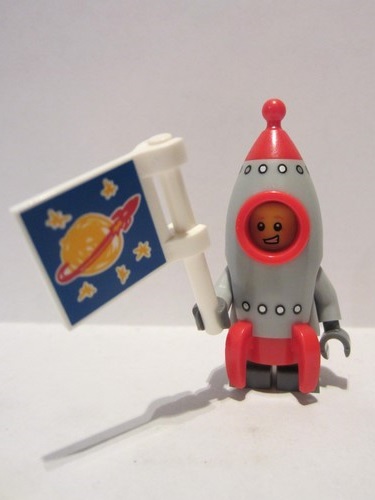 lego 2017 mini figurine col298 Rocket Boy . .