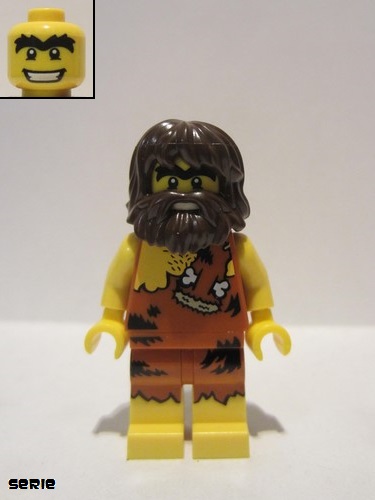 lego 2017 mini figurine col302 Caveman  