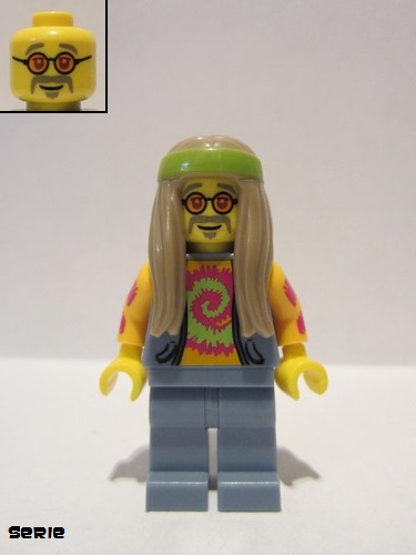 lego 2017 mini figurine col305 Flower Child