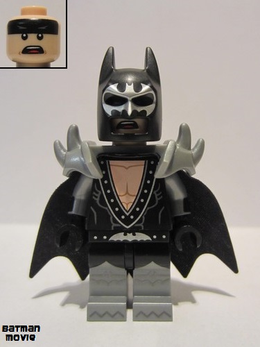 lego 2017 mini figurine coltlbm02 Glam Metal Batman . .