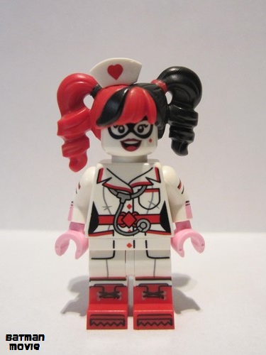 lego 2017 mini figurine coltlbm13 Nurse Harley Quinn . .