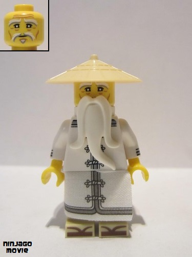 lego 2017 mini figurine coltlnm04 Master Wu  