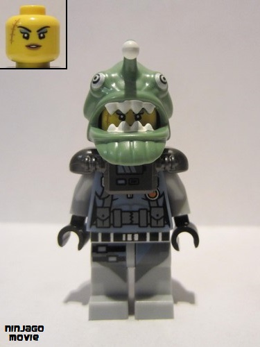 set 71019 coltlnm-13 figurine Minifig LEGO Ninjago Movie Shark Army Angler 