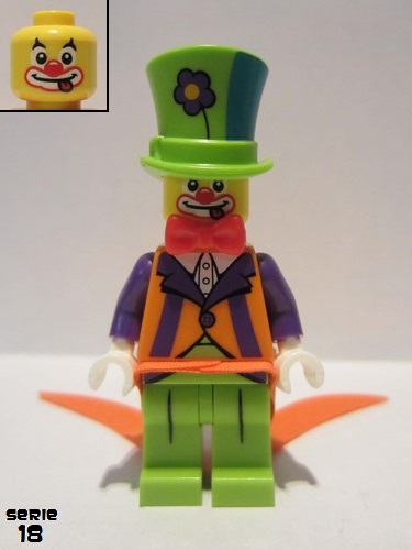 lego 2018 mini figurine col315 Balloon Artist Clown