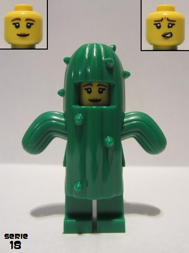 lego 2018 mini figurine col322 Cactus Girl