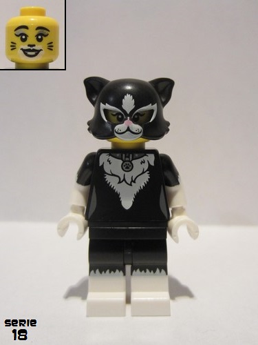 lego 2018 mini figurine col323 Cat Suit Guy