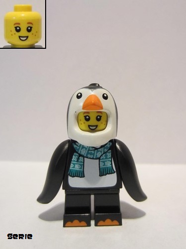 lego 2018 mini figurine col340 Penguin Suit Girl