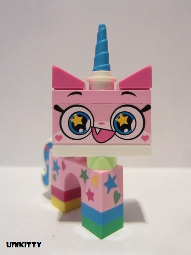 lego 2018 mini figurine coluni01 Rainbow Unikitty  