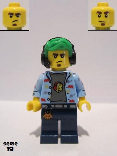 lego 2019 mini figurine col341 Video Game Champ  