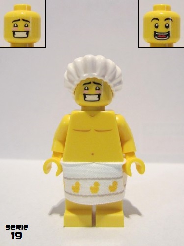 lego 2019 mini figurine col342 Shower Guy  