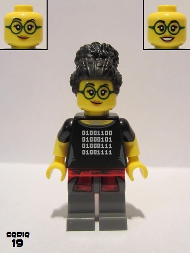 lego 2019 mini figurine col345 Programmer  